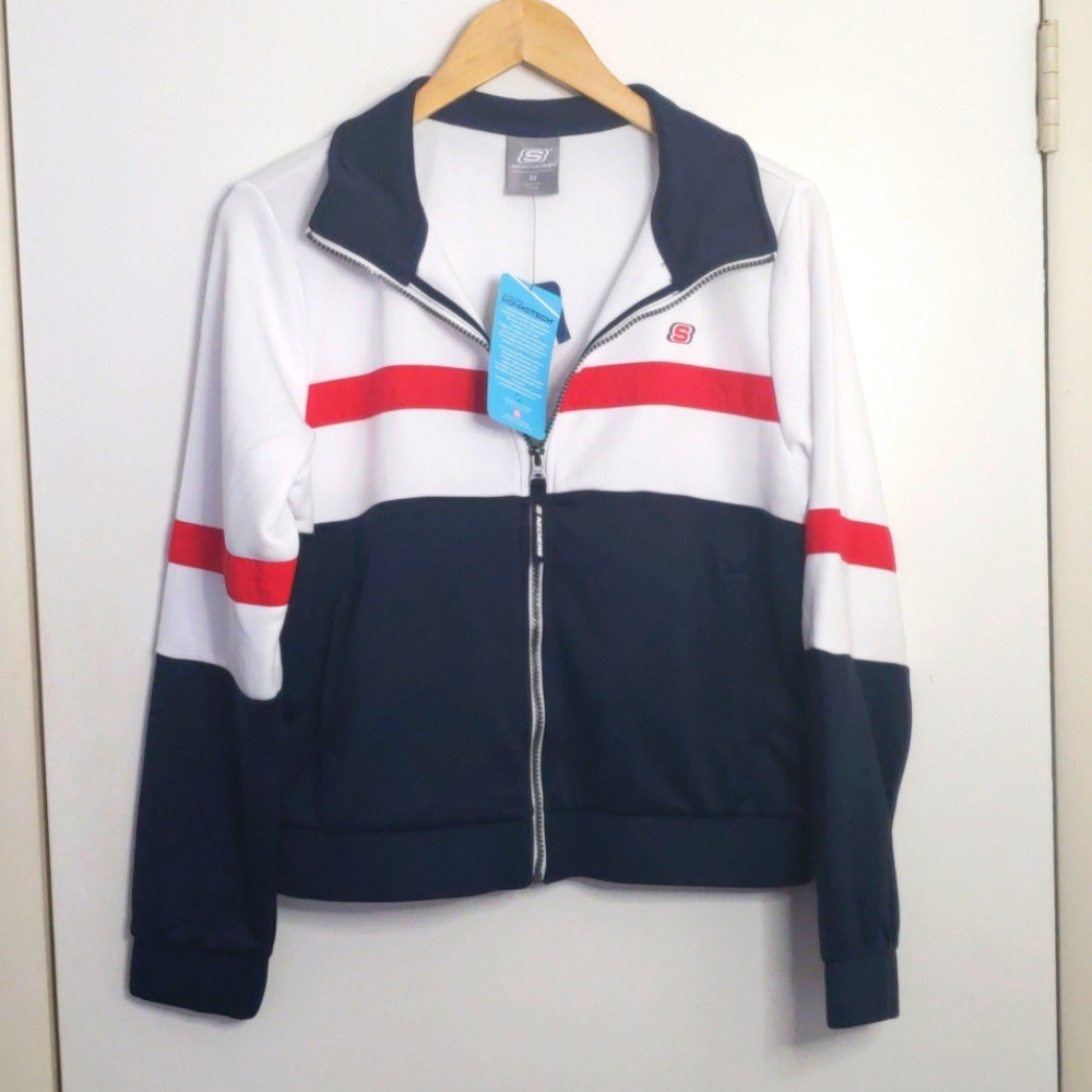 NwT Skechers track jacket sz M